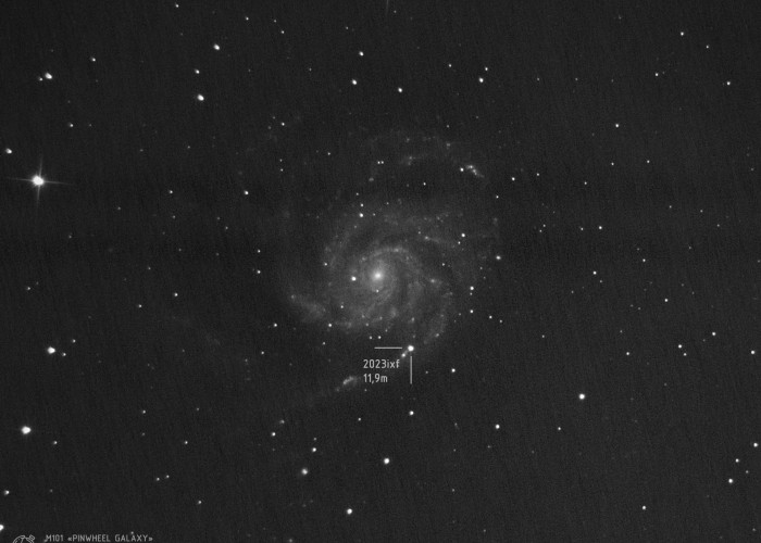 Сверхновая 2023ixf в галактике M101