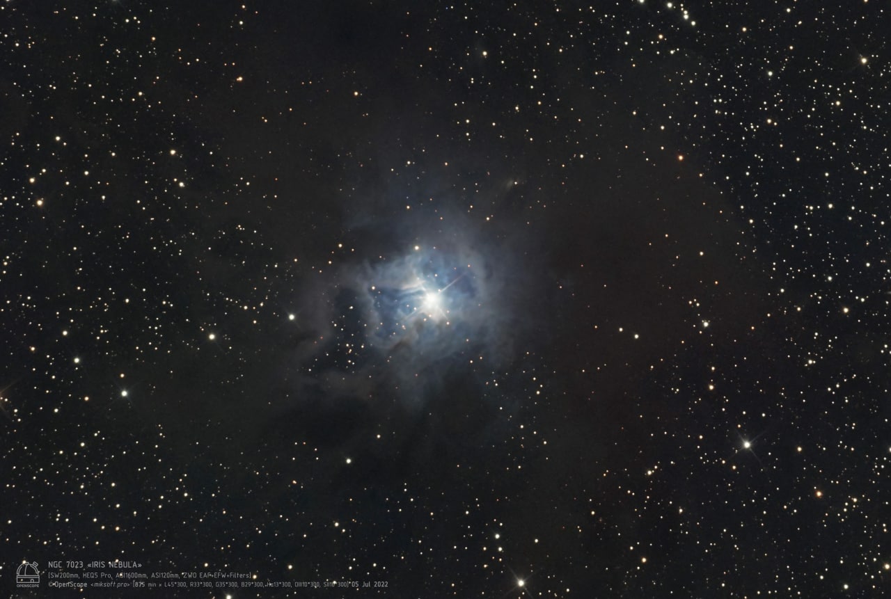 Туманность "Ирис" (NGC 7023)