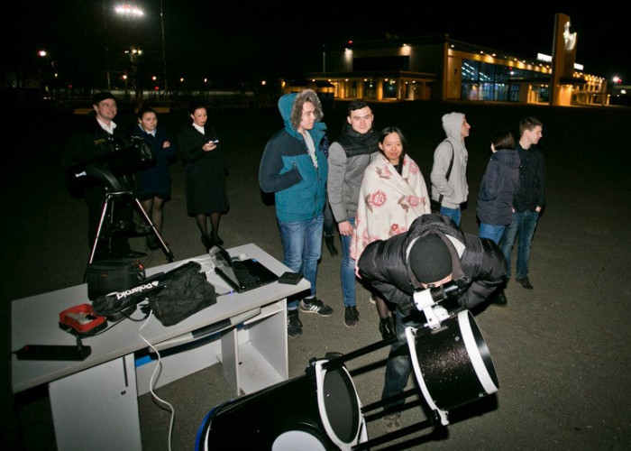 Observations with telescopes (04.11.2017) (Photo #1)